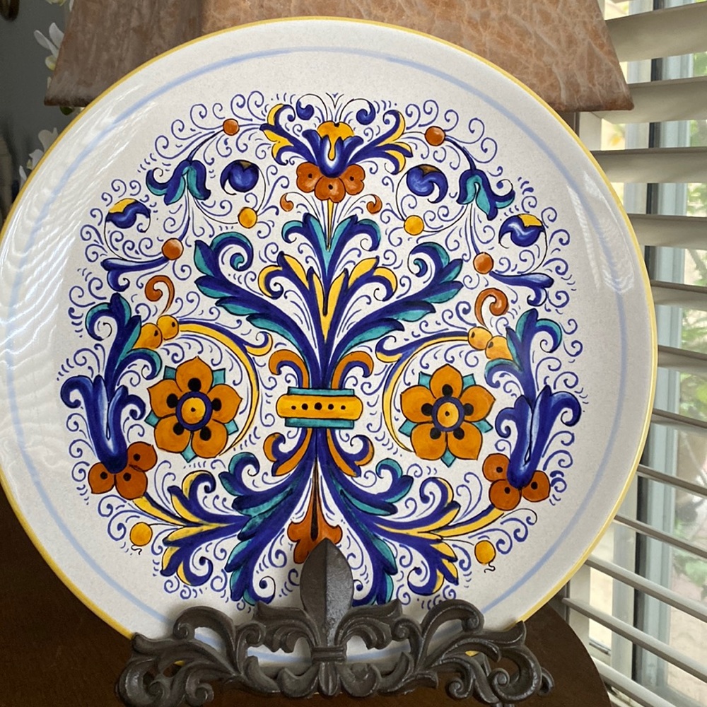 Rocco Deruta Ceramiche Large plate/charger, Platter- made in Italy